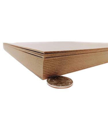 8.5 x 11 Inches 70 Point Kraft Heavy Duty Chipboard Sheets - 15 Per Pack