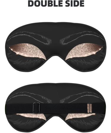 Eyelash Pattern Soft Sleep Eye Mask | Breathable Eye Patch for Women | Perfect for Travel & Relaxation - Buy Online on SooperMarket.com