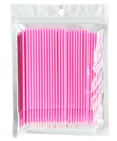 100 Pcs Micro Applicator Brushes Disposable Applicator Brushes Eye Extension Brushes Micro Make Up Mascara Brushes for Makeup Eyelash Extensions