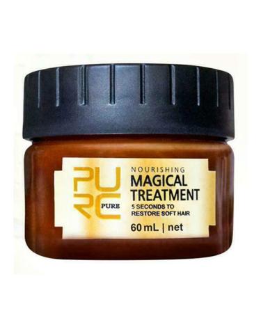 Glamza Pure Magical Hair Mask 60ml Keratin Argan Hair Treatment 5 Seconds Mask Root Repair Nourishing