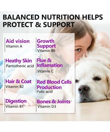 15 in 1 Multivitamin with Glucosamin and Probiotic Soft Chews (2 Packs) for Dogs. Multivitamin for Hip Joint Skin Coat Gut Health and Immune System with Duck Flavour for All Dogs (120 Chews). - Buy Online on SooperMarket.com
