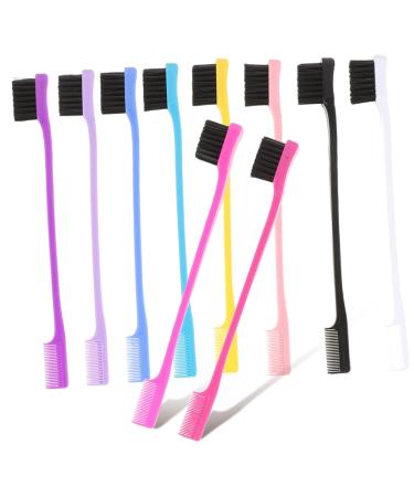 10pcs Eyebrow Brush Set - Beauty Tool Makeup Comb Lash & Eyelash Brush - Perfect for Flawless Brows & Lashes | International Shipping Available - Buy Online on SooperMarket.com