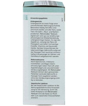 OZoo GmbH Reconvales Tonic for Cats - Premium Health Supplement for Cats | International Shipping Available - Buy Online on SooperMarket.com
