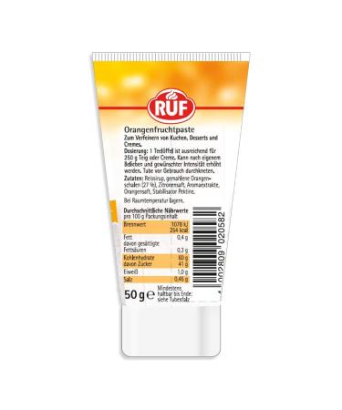 Buy Call Orange Paste - Natural Aroma for Doughs & Creams - Gluten-Free Vegan 50g Dosing Tube - Buy Online on SooperMarket.com