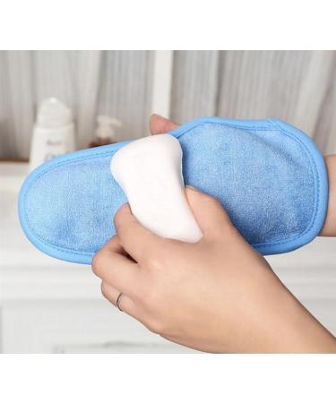 3PCS Bathing Mittens for Soft Skin Care, Face and Body Wash Massage Spa - Adults and Kids (Random Color) - Buy Online on SooperMarket.com
