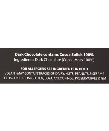 Montezumas Chocolate Absolute Black 100 Percent Dark Chocolate Bar 12 * 100g - Buy Online on SooperMarket.com