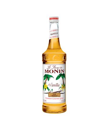 Monin - Vanilla Syrup, Versatile Flavor, Great for Coffee, Shakes, and Cocktails, Gluten-Free, Non-GMO (750 ml) Syrup Vanilla 25.36 Fl Oz (Pack of 1)