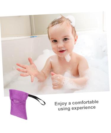 Buy Purple Nylon Bubble Net Bath Bag for Shampoo Bars Eco-Friendly Durable & Ideal for Travel - Buy Online on SooperMarket.com