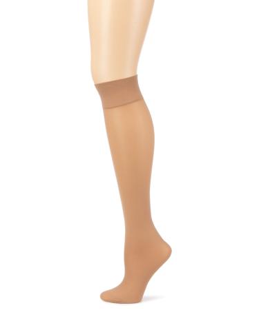 ELBEO women's support stockings semi-transparent 39-42 skin colour (3300 Gobi)