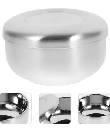 Frcolor Men's Shaving Bowl & Soap Set | Stainless Steel Shaving Accessories & Wooden Stand for Perfect Shave - International Shipping Available - Buy Online on SooperMarket.com