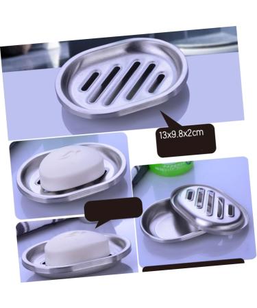Ciieeo Soap Rack Soap Holder Soap Container Rack Soap Box Double Layer - Buy Online on SooperMarket.com
