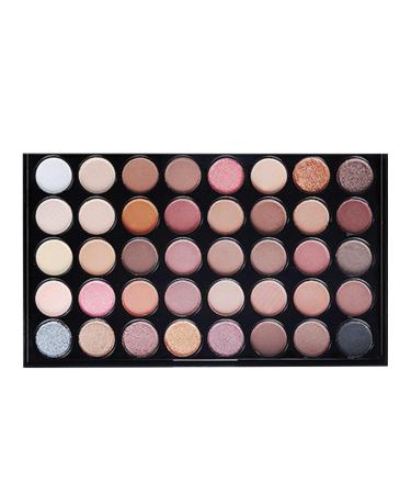 Rosvola Eye Makeup Palette - 40 Vibrant Colors Long-Lasting Matte & Glitter Eyeshadow for Daily Use - International Shipping - Buy Online on SooperMarket.com
