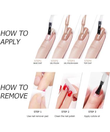 Nail Varnish Sets - Nude Pink Nail Polish Set - Quick Dry & Long Lasting Nail Polish - Oil-Based Formula Nail Polish Gift Set for DIY Nail Art No Need Baking - Buy Online on SooperMarket.com
