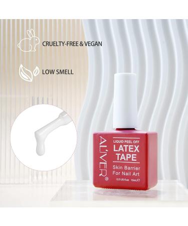 LTYYWBFB 2 Pack Liquid Latex Nails Peel Off Tape for Art Cuticle Protector Nail Painting Skin Barrier Gel Polish - Fast Drying Odorless Guard 15ML 7.5 ml (Pack of 2) - Buy Online on SooperMarket.com