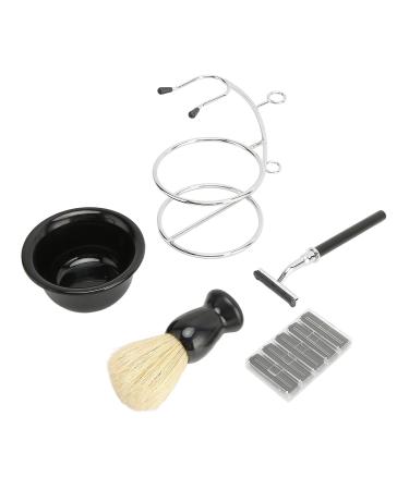 Premium 5-in-1 Shaving Set for Men | Razor Brush Bowl & Stand | Manual Shaving Collection - International Shipping Available - Buy Online on SooperMarket.com