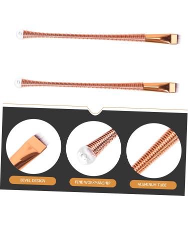 MUSISALY 2pcs Eyeliner Brush Angled Eyeliner Eye Brush Eyeliner Makeup Tool Eyebrow Makeup Brush Plastic - Buy Online on SooperMarket.com