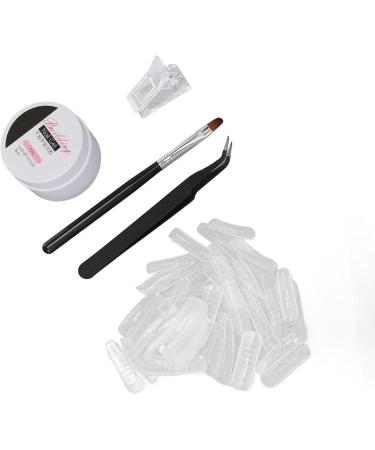 Nail Extension Gel Set Nail Shaping Clip Nail Tips Nail Pen Tweezers Long Lasting Nail Extension Strengthen Gel for Nail Salon - Buy Online on SooperMarket.com