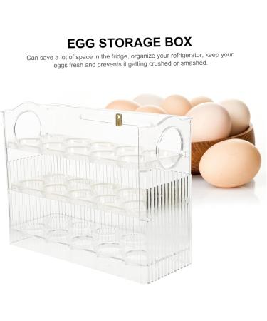 ABOOFAN Egg Storage Box Tray with Lid Drawer Organizer Plastic Egg Tray Egg Storage Holder Dog Storage Rack - Buy Online on SooperMarket.com