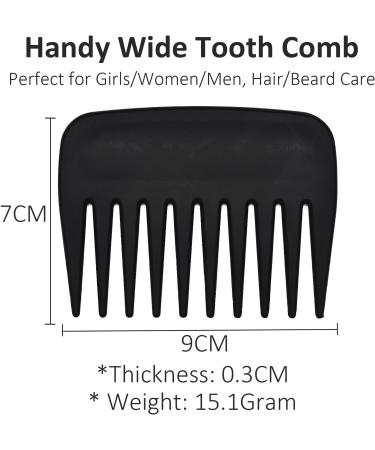 Professional Anti Static Wide Tooth Detangling Comb - Salon Quality Afro Comb for Men and Women - Buy Online on SooperMarket.com