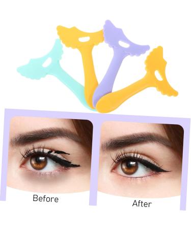 Healeved 4pcs Eyeliner Eye Makeup Eyebrow Pencil Stencils Eye Makeup Stencils - Buy Online on SooperMarket.com