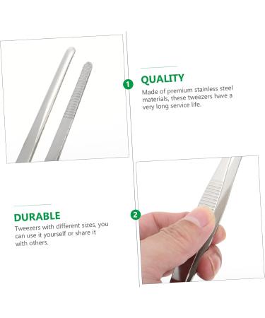 Beavorty 12 STK Tweezers Set for Eyelash & Nail Care | Stainless Steel Toothed DIY Billi Kits - Affordable Quality - Buy Online on SooperMarket.com