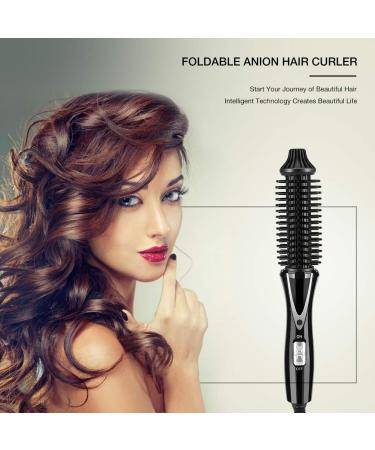 Portable Foldable Anion Hair Curler - Ceramic Tourmaline Curling Iron for Long Lasting Styles | Anti-Scald Design | International Shipping Available - Buy Online on SooperMarket.com