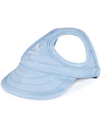 BT BEAR Adjustable Baseball Cap for Dogs - Summer Sports Hat with Ear Holes for Small & Medium Dogs (XL Light Blue) | International Shipping - Buy Online on SooperMarket.com