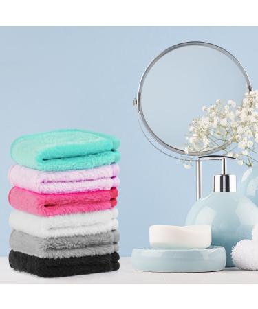 URAQT 6 Pack Face Cloths Make Up Remover 7.87 * 7.87in Soft Microfibre Face Wipes for Reusable Makeup Remover Cloth Washable Ultra Soft Facial Cleansing Wipe Cloths (Multi-Color) 6 Pcs-multi-colored - Buy Online on SooperMarket.com