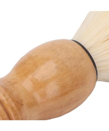 Men's Shaving Brush Set - 2pcs Mini Wooden Handle Soft Brushes for Professional Barber & Home Use - Buy Online on SooperMarket.com