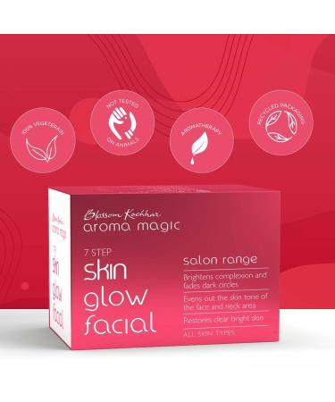 Aroma Magic Skin Glow Facial Kit - 7 Steps Skincare Set | Reduces Dark Circles & Removes Dead Skin for Radiant Skin - International Shipping Available - Buy Online on SooperMarket.com
