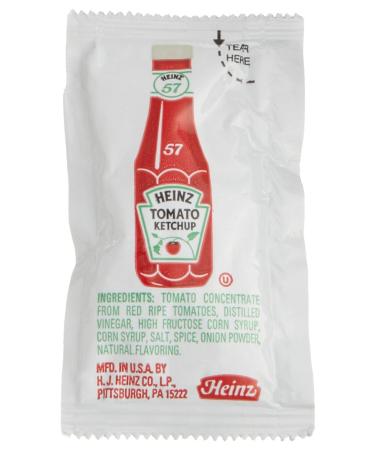 Heinz Tomato Ketchup, 0.32-Ounce Single Serve Packages (Pack of 200) 0.32 Ounce (Pack of 200)
