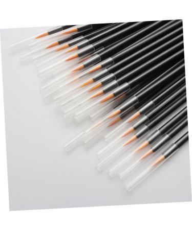 MUSISALY 100pcs Cosmetics Brush Fine Eyeliner Brush Small Eyeliner Brush Lip Makeup Brushes Orange - Buy Online on SooperMarket.com