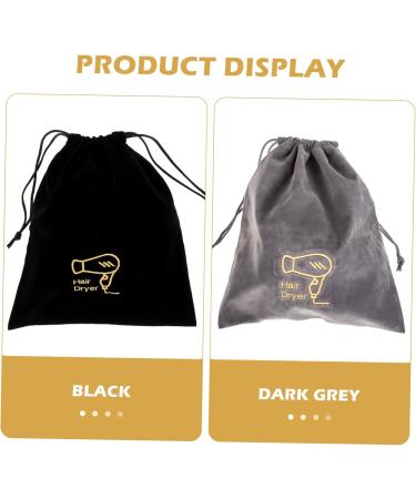 NOLITOY 4 Pcs Hair Dryer Bag Travel Blow Dryer Drawstring Toiletry Bag Storage Box Flannel Household - Buy Online on SooperMarket.com