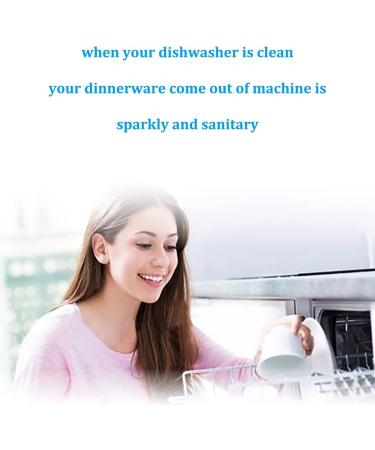 BigbigHouse Eco-Friendly Dishwasher Cleaner & Deodorizer - Removes Hard Water Stains, Detergent Buildup & Grease - 12 Tablets for Sparkling Clean & Sanitary Dishes - Buy Online on SooperMarket.com