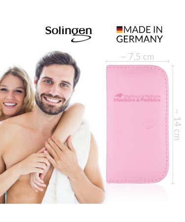 Buy Premium 6-Piece Manicure Set Solingen in Art Leather Case - Polished Steel - Perfect for Women & Men - Marqus - Buy Online on SooperMarket.com