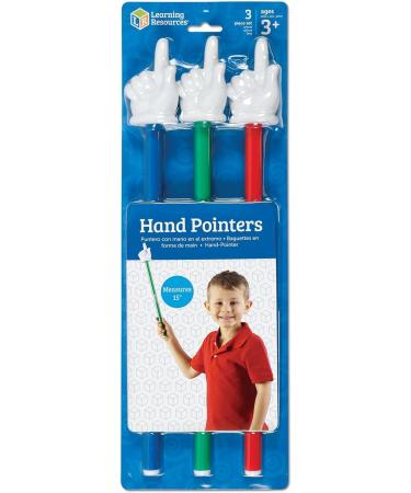 Buy Learning Resources Hand Pointer Set of 3 - Ideal for Engaging Learning | International Shipping Available - Buy Online on SooperMarket.com