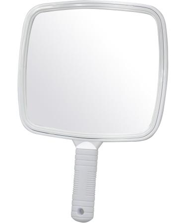 Accessotech Professional Handheld Salon Hairdressers Paddle Mirror Tool - White - Buy Online on SooperMarket.com