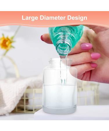 Push Down Pump Dispenser nail polish remover pump dispenser Professional Nail Art Remover Dispenser Gel Polish Remover Empty Container Manicure Accessory push down pump dispenser glass for Nail Polis - Buy Online on SooperMarket.com