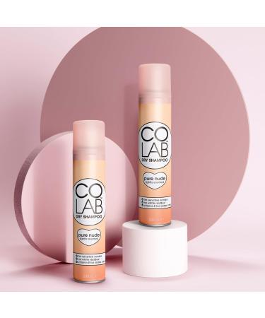 COLAB Dry Shampoo Pure Nude Pack of 2 200ml - Lightly Scented Dry Shampoo For Sensitive Scalps - Buy Online on SooperMarket.com