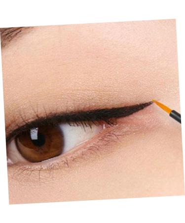 Baluue 100pcs Eye Makeup Tools Eyebrow Liner Brush Eyeliner Lip Liner Marker Lip Makeup Brushes Orange - Buy Online on SooperMarket.com