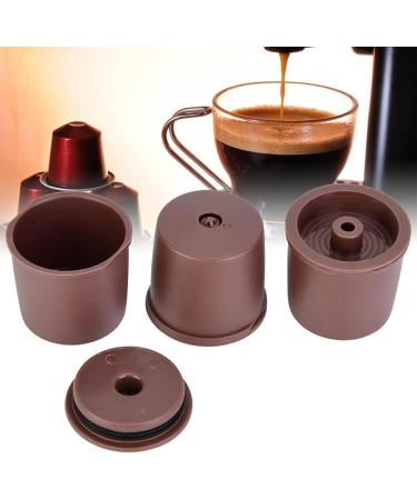 BstXqty 5PCS Coffee Filter Food Plastic Reusable Coffee Capsules Pod Filter Coffee Cups Strainer Suitable for Coffee Accessories Replacement - Buy Online on SooperMarket.com