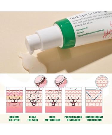 Facial Black Spot Remover Cream Facial Correction Cream Nicotinamide Facial Essence Skin Repair for Lightening Sunburn and Acne Marks Lightening Pigmentation and Rapidly Improving Skin Color 50 ml - Buy Online on SooperMarket.com