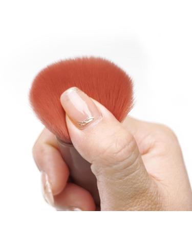 MJ JOMAY Mini Makeup Brush Set with Mirror - Professional Travel Set for Face, Eyebrow, Blush, and Lip Gloss - Pink - Buy Online on SooperMarket.com