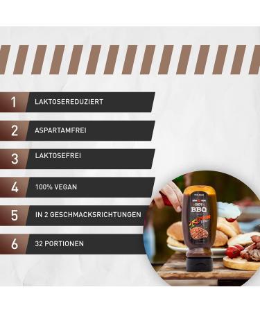 Body Attack BBQ Sauce - 0% Sugar & 0% Fat | Perfect for All Diets | 320ml (2 Pack) - International Shipping Available - Buy Online on SooperMarket.com
