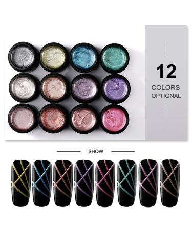 Buy Austinstore Elastic Metal Spider Painting Gel | DIY UV Soak Off Nail Lacquer 72# - International Shipping Available - Buy Online on SooperMarket.com