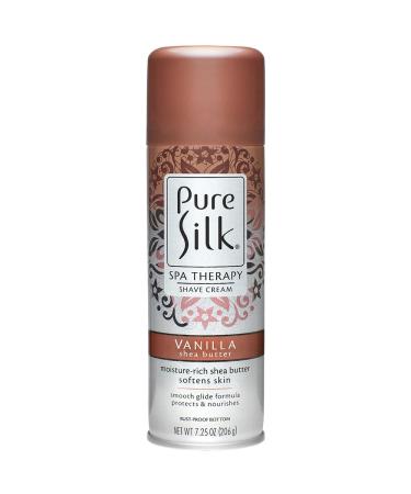 Pure Silk Vanilla Shea Butter Spa Therapy Shave Cream for Women 7.25 oz.