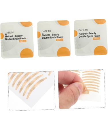 Mikinona 3 Sets Double Eyelid Sticker Breathable Eyelid Tape Double Eyelid Tape Eye Makeup Tool Eyelid Strips Eye Makeup Supplies Invisible Eyelid Tape Eyelid Lift Strips - Buy Online on SooperMarket.com