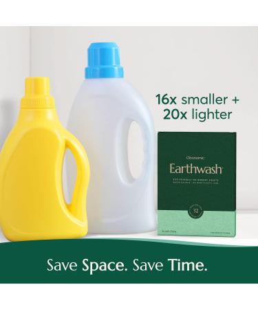 earthwash - Laundry Detergent Sheets Scent-Free (32 Loads) The Perfect Hypoallergenic Eco-Friendly Plastic Free Strips Ideal for Travel/Home Use. Biodegradable-Easy Dissolve True Eco-Wash - Buy Online on SooperMarket.com