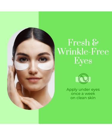 CLAIR BEAUTY Cucumber & Aloe Hydrating Under Eye Mask Patches - Moisturizing Toning & Rejuvenating | Reduces Fine Lines & Wrinkles | Reduces Dehydration & Puffiness | Made in Korea - 5 Pairs - Buy Online on SooperMarket.com