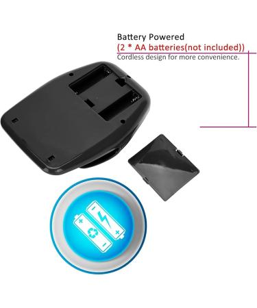Portable Nail Dryer - Quick Cooling Fan for Fast Nail Polish Drying (Black) - Ideal for Home and Salon Use - Buy Online on SooperMarket.com
